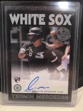 2021 Topps - Yermin Mercedes Sox Autograph - 1986 35th Anniversary Auto /199 2021 Topps - Yermin Mercedes Sox Autograph - 1986 35th Anniversary Auto /199