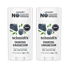 Aluminum-Free Vegan Deodorant Charcoal  Magnesium with 48 Hour Odor Protection,