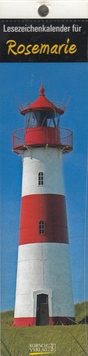 Immerwährender Kalender - Lesezeichen Kalender - Leuchttürme - Rosemarie - Picture 1 of 3