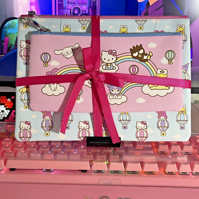 2024 Sanrio Hello Kitty & Friends Clear Skies 2 Pencil Pouches Medium & Large