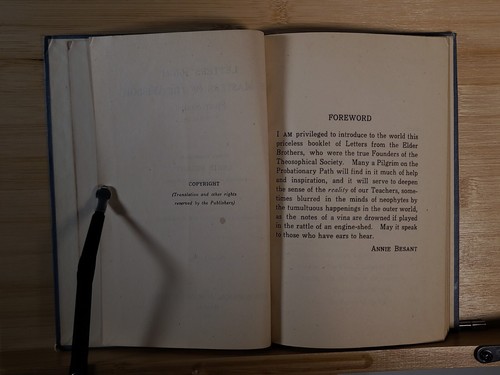 1923 Letters from the Masters of the Wisdom 2nd Ed Jinarajadasa Besant Theosophy - Picture 6 of 8