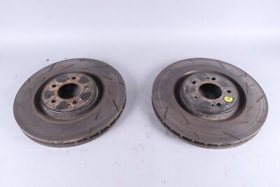 FRONT Performance Drilled Slotted Brake Rotors for Evolution EVO X