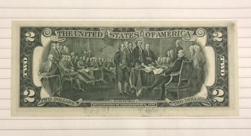 United States of America 2 Dollars 1976 P-461 Commemorative UNC Replacement - Picture 2 of 2