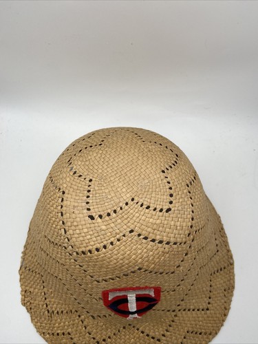 Vintage Minnesota Twins Straw Hat Cap - Picture 6 of 8