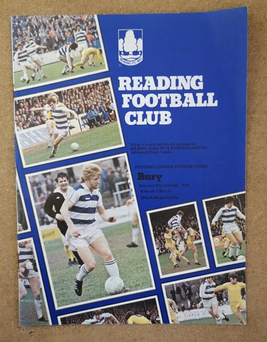 Programme Reading Football Elm Park Home Programmes - Various Seasons - Picture 24 of 70