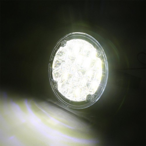 2X 12V 18LED Round Car Fog Lamp Driving DRL Daytime Running Bright White Li.h BJ - Picture 5 of 12