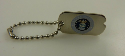 Sombrero o corbata de la Fuerza Aérea de los Estados Unidos etiqueta de perro estrella - Imagen 4 de 7