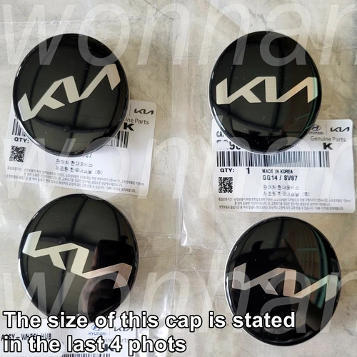 ? OEM New KIA Logo Mark Wheel Center Hub Caps 4PC 1Set Fits KIA 2020+ For DIY