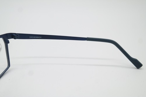 Brille Eschenbach Titanflex 850082 Blau Rechteckig Brillengestell eyeglasses Neu - Photo 4 sur 6
