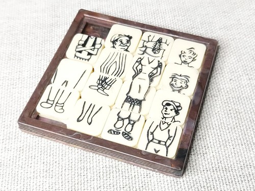 Vintage Fairylite Pocket Tile Slide Puzzle, Jackie Gleason's Honeymooners - Picture 2 of 5