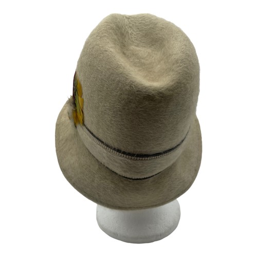 Vintage Men's The Stetson Playboy Sovereign Gray Hat Size 7 1/8 - Picture 3 of 9