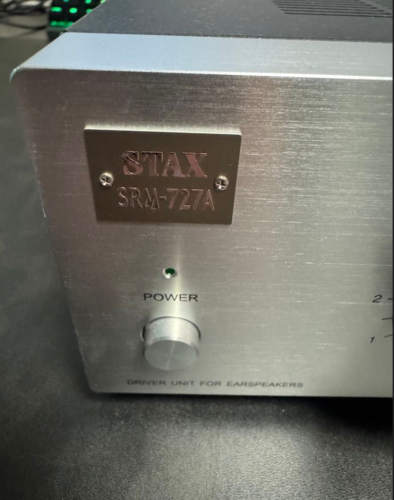 Amplificatore per cuffie STAX SRM-727A usato testato Giappone - Foto 4 di 5