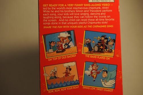Alvin & the Chipmunks, Sing-Along, Working on the Railroad, Animated video VHS - Picture 3 of 3