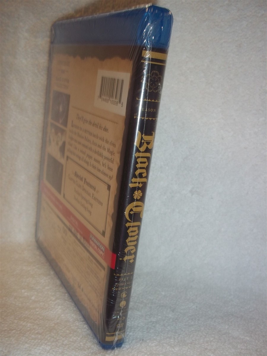 Black Clover Season 3 Part 2 (Blu-ray/DVD, 2021, 4-Disc) NEW anime