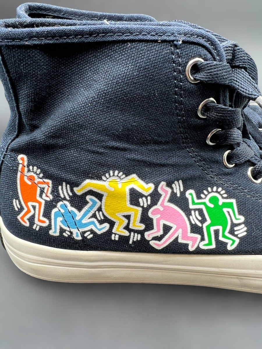 H&M X Keith Haring Collab Men's US 7.5 EUR 40 Black High Top H&M X Keith Haring Collab Men's US 7.5 EUR 40 Black High Top