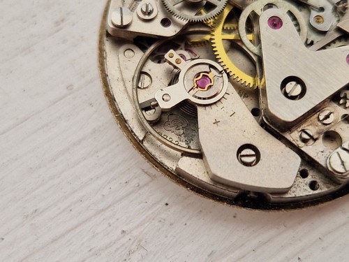 AVIA Valjoux Eta cal 7733 Chronograph watch movement complete chrono - Picture 4 of 6