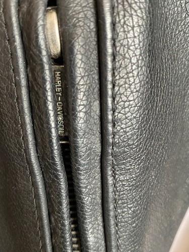 Harley Davidson Men's leat jacket size L authentic 2010 removeable lined - Picture 18 of 22