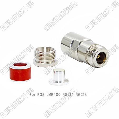 1pcs N Male Female Clamp Connector RG58 RG142 LMR240 RG8X RG5 RG8 LMR400 Cable - Picture 15 of 27
