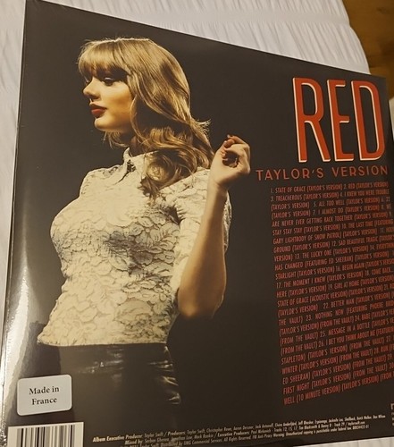 Taylor Swift -USA- Red (Taylor's Version) (4LP) (Target Exclusive, Vinyl) FRANCE - Picture 9 of 11