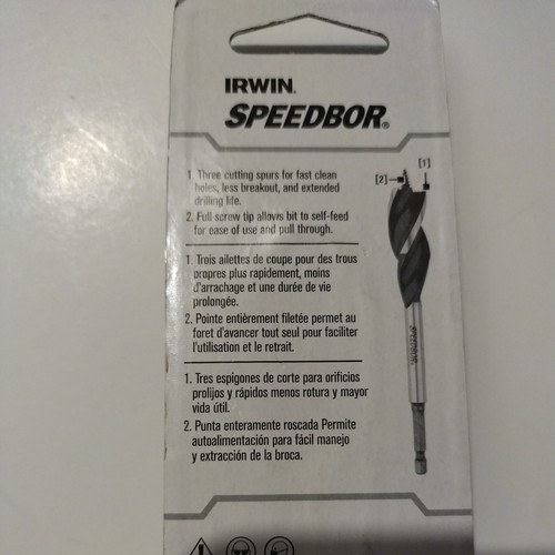 Irwin Speedbor Max Speed Dreiflötenbohrer 1/2 Zoll 3041001 - Bild 5 von 5