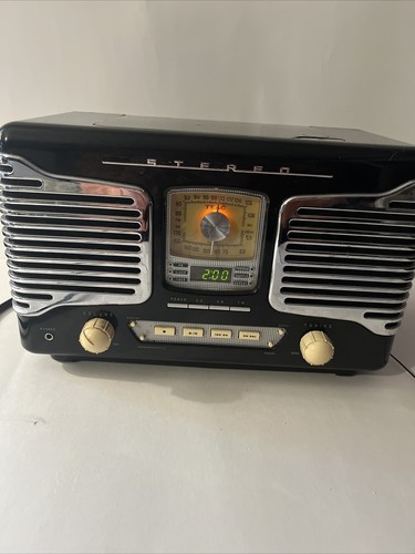 Vintage Black TEAC SL-D80-B Deluxe AM/FM Stereo Radio CD Player (player BROKEN) - Picture 4 of 19