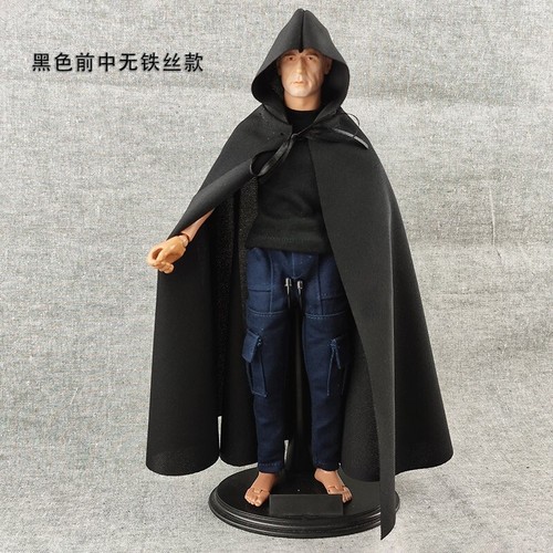 1/6 verdrahteter Hoodie Umhang langes Cape für 12" Hot Toys Phicen Jiaou Worldbox Figur - Bild 23 von 27