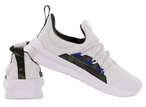KIDS uk taglia 11 - Adidas lite racer COMFY scarpe da ginnastica bianche mimetiche RARO - Foto 5 di 5