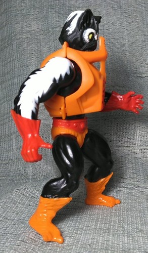 Vintage 1981 MOTU He-Man Stinkor Figure Humanoid Skunk Complete Mattel Malaysia - Bild 18 von 24