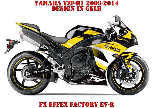 KIT GRÁFICO DECORACIÓN FÁBRICA FX EFFEX YAMAHA YZF R1 & R6 EV-R B - Imagen 3 de 8