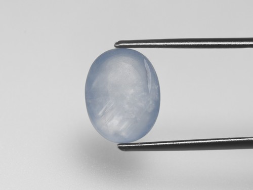 IGI Certified BURMA Blue Star Sapphire 12.86 Cts Natural Untreated Light Blue - Picture 5 of 10