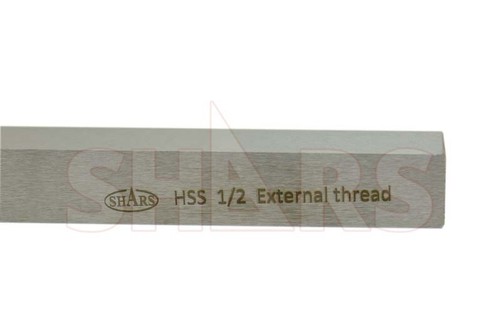 Shars 1/2" vástago 8 piezas sólido HSS torneado ranurado roscado herramienta juego de brocas nuevo #{ - Imagen 7 de 16