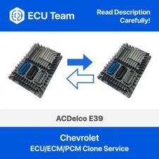 Chevrolet ECU ECM PCM Cloning Service ACDelco E39 Engine Computer Module Clone  