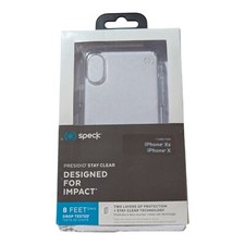 Q9. Speck Presidio Stay Clear Case for Apple iPhone X and Xs - Clear (Used)