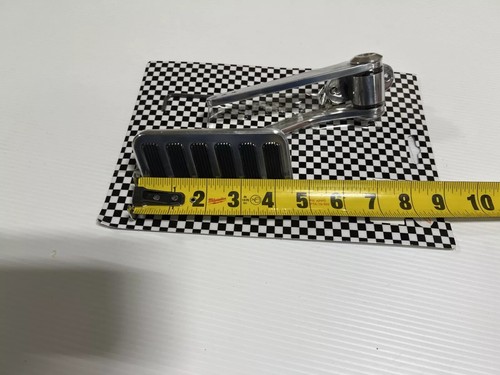 Billet Aluminum Polished 6 Pad Gas Throttle Pedal Chevy Ford Hot Rod Rat Rod SBC - Bild 6 von 6