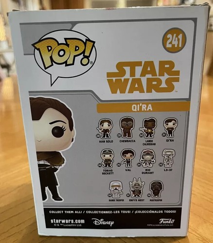 Star Wars Funko POP Solo A Star Wars Story 241 Qi'ra Retired - Picture 3 of 6