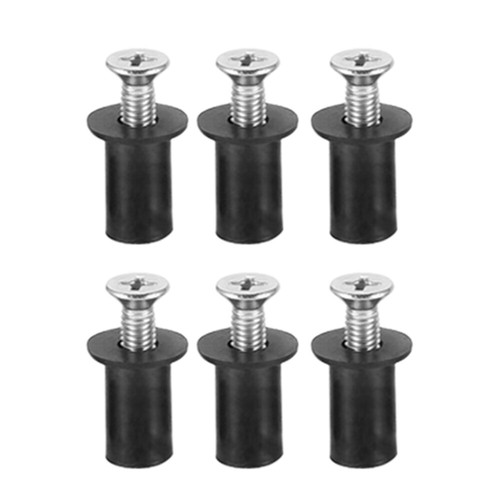 M5 Rubber Well Nuts With Screw Fastener Motorcycle Windscreen Rivet Kayak Canoe - Picture 9 of 10