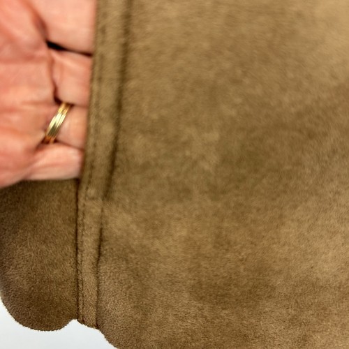 Lands End Weste Damen M beige Wildlederimitat Sherpa gefüttert Full Zip Western Cowgirl - Bild 4 von 8