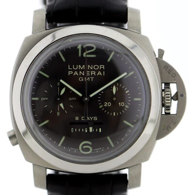Panerai Luminor Chrono Monopulsante 8 Days GMT Titan PAM00311 Limited Edition - Bild 1 von 4