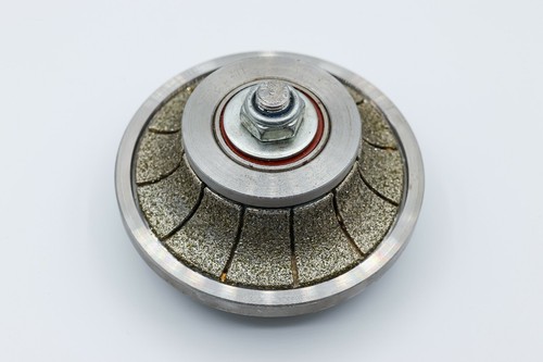 TechDiamondTools 4" Profile Wheel Radius B10 (50 Grit), $50.99 - Picture 6 of 12