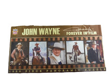 Masterpieces John Wayne Forever In Film 1000 Pc Jigsaw Puzzle~ NEW
