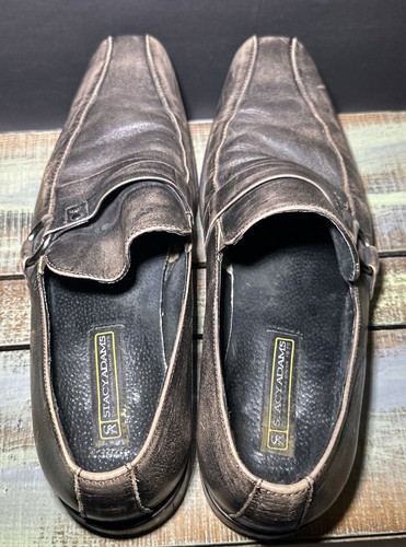 Stacy Adams Herren Horsebit Halbschuhe Schuhe Größe 10,5 Abgenutzt Braun - Bild 10 von 16
