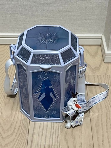 Tokyo Disney Resort Exclusive Frozen Popcorn Bucket Anna Elsa Olaf Light-Up Used - Picture 5 of 5