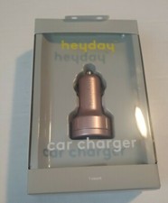 Heyday High Charging Speed 3.1 Amp/15.5W Car Charger - Dusty Pink