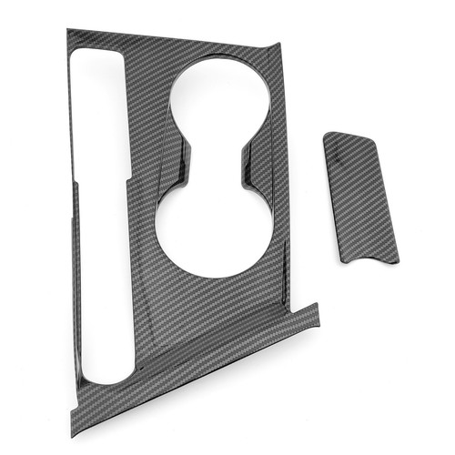 Carbon Fiber Console Water Cup Holder Cover Trim For Hyundai Elantra N 2022 2023 - Picture 2 of 6
