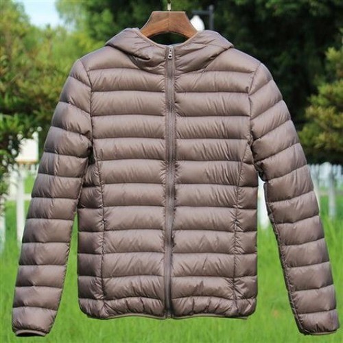 Women's 90% Duck Down Coat Ultralight Jacket Ladies Hooded Puffer Jacket - Picture 19 of 21