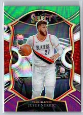 2020-21 GREEN/WHITE/PURPLE JUSUF NURKIC PORTLAND TRAIL BLAZERS #51