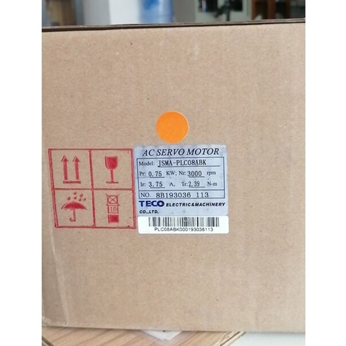 FedEx1PCS TECO JSMA-PLC08ABK 750W AC SERVO MOTOR New In Box Free Shipping - Picture 1 of 1