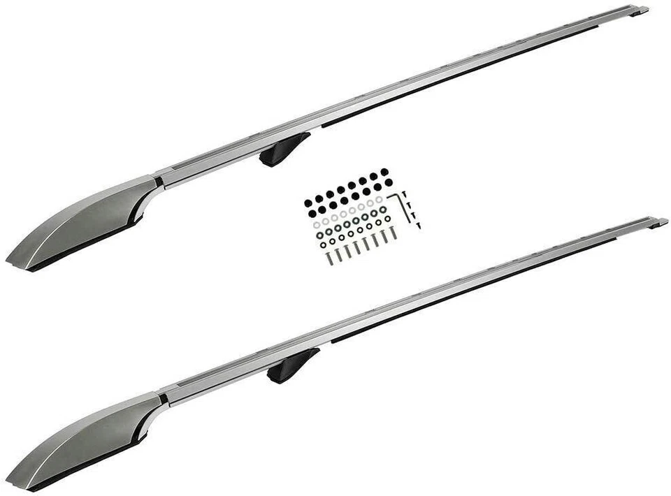 Barra de riel lateral para portaequipajes de techo compatible con Land Rover Discovery 3 4 LR3 LR4 2004-2016 Foto 2 de 4