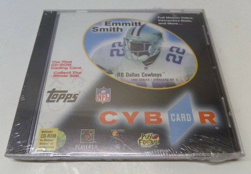 Nuevo Sellado ~ Tarjeta Cibernética Emmitt Smith TOPPS De Colección en CD-ROM para WIN95 / MAC - Imagen 1 de 2