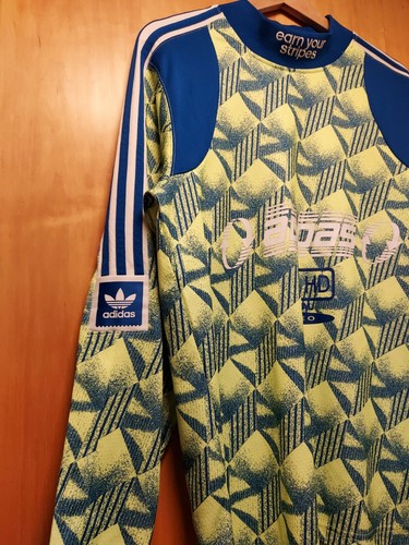 Adidas bootleague jersey 720p HD Mock neck Earn your stripes skateboard shirt - Picture 2 of 7